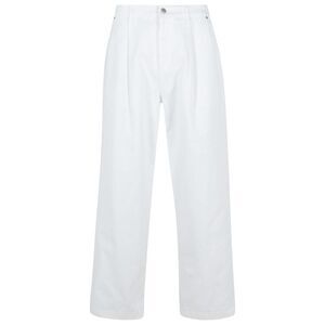 Moschino White Cotton Pants Men